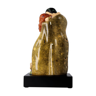 Goebel - Gustav Klimt | Decorative statue / figure The Kiss | Porcelain - 33 cm - Limited Edition - with real gold