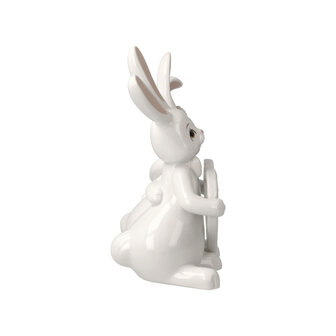 Goebel - Easter | Decorative statue / figure Hare Snow White - Forever | Porcelain - 16cm