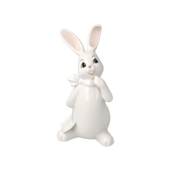 Goebel - Easter | Decorative statue / figure Hare Snow White - Sweet Moments | Porcelain - 15cm