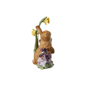 Goebel - Easter | Decorative statue / figure Hare Spring Awakening | Porcelain - 26 cm - Limited Edition