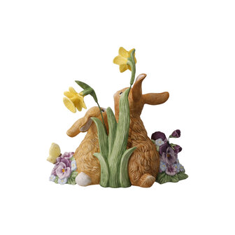 Goebel - Pasen | Decoratief beeld / figuur Haas Spring Awakening | Porselein - 26cm - Limited Edition