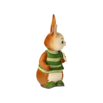 Goebel - Easter | Decorative statue / figure Hare Nice that you&#039;re here | Pottery - 12cm - Easter bunny