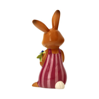 Goebel - Easter | Decorative statue / figure Hare Don&#039;t forget me | Pottery - 12cm - Easter Bunny