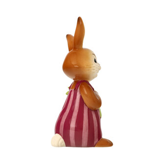 Goebel - Easter | Decorative statue / figure Hare Don&#039;t forget me | Pottery - 12cm - Easter Bunny