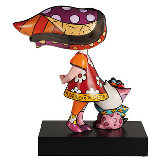 Goebel - Romero Britto | Decorative statue / figure My Lovely Friend | Porcelain - Pop Art - 47cm - Limited Edition