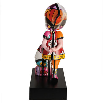 Goebel - Romero Britto | Statue / personnage d&eacute;coratif Mon bel ami | Porcelaine - Pop Art - 47cm - Edition Limit&eacute;e