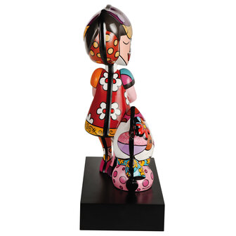 Goebel - Romero Britto | Statue / personnage d&eacute;coratif Mon bel ami | Porcelaine - Pop Art - 47cm - Edition Limit&eacute;e