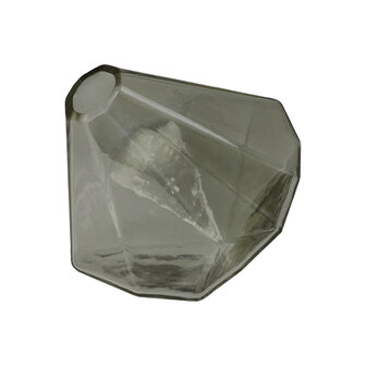 Goebel - Accessoires | Vaas Diamond grey 14 | Glas - 14cm