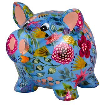 Pomme Pidou Piggy Bank Rosie Medium 002 (18x15x15cm - Ceramic)
