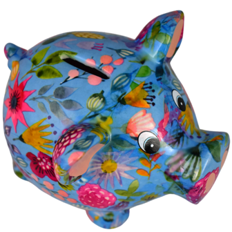 Pomme Pidou Piggy Bank Rosie Medium 002 (18x15x15cm - Ceramic)