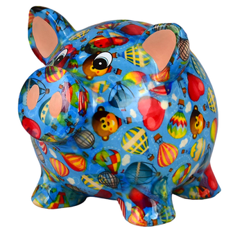 Pomme Pidou Piggy Bank Rosie Medium 003 (18x15x15cm - Ceramic)