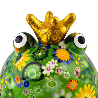 Pomme Pidou Froggy Savings Pot Freddy Medium Green 005 (17x17x15cm - Ceramic)