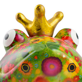 Pomme Pidou Money Box Frog Freddy Large J (24x24x24cm - Ceramic)