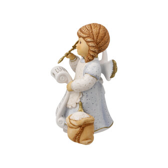 Goebel - Nina et Marco | Statue / figurine d&eacute;corative Ange Ma nouvelle recette | Porcelaine - 10cm