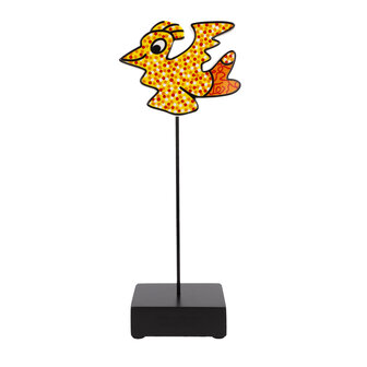 Goebel-James Rizzi | Statue / figurine d&eacute;corative Coo Coo Oiseau | Porcelaine - 27cm