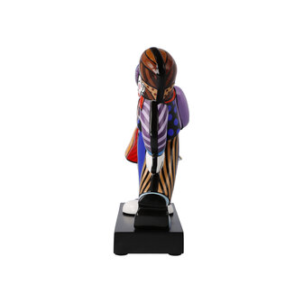 Goebel - Romero Britto | Statue / figurine d&eacute;corative Swing 24 | Porcelaine - Pop Art - 24cm