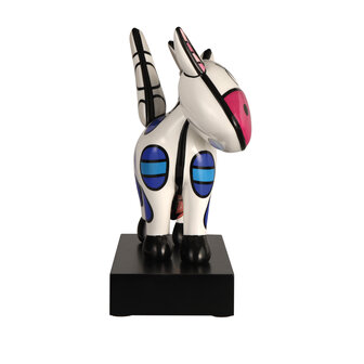 Goebel - Romero Britto | Statue / figurine d&eacute;corative Vache Volante 37 | Porcelaine - 37cm - Edition Limit&eacute;e