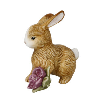 Goebel - Easter | Decorative statue / figure Hare - Annual Hare 2024 | Porcelain - 9cm - Easter bunny