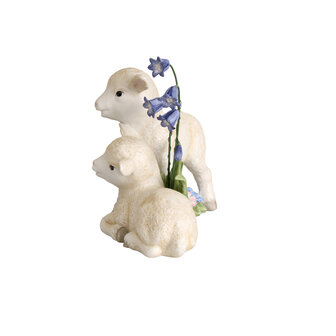 Goebel - Pasen | Decoratief beeld / figuur Schaap - Lente kinderen | Porselein - 24cm - Limited Edition