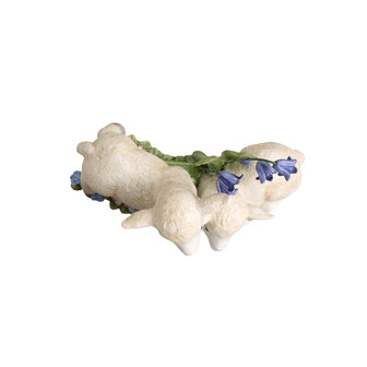 Goebel - P&acirc;ques | Statue / figurine d&eacute;corative Mouton - Enfants du printemps | Porcelaine - 24cm - Edition Limit&eacute;e