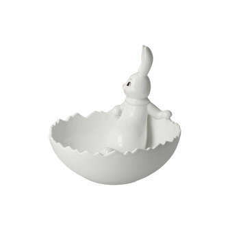 Goebel - Pasen | Decoratief beeld / figuur Haas Snow White - Sweets for my Sweet | Porselein - 20cm - 2024