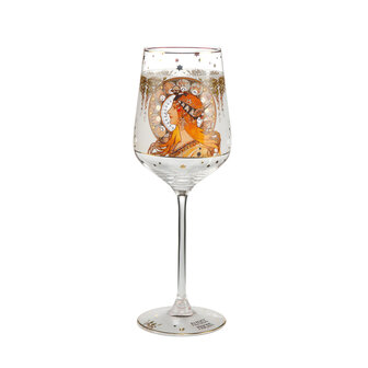 Goebel - Alphonse Mucha | Wijnglas Sterrenbeeld