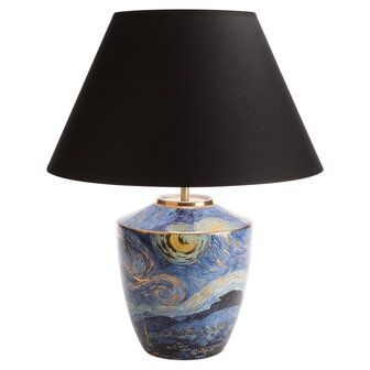 Goebel - Vincent van Gogh | Tafellamp Sterrennacht - zwart