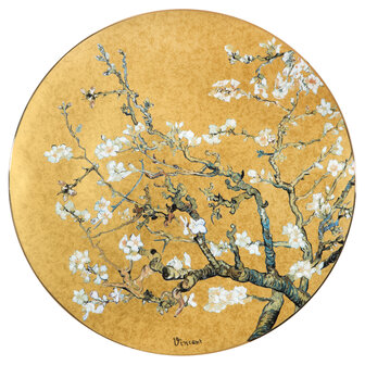 Goebel - Vincent van Gogh | Wandbord Amandelboom goud 51