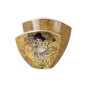 Goebel - Gustav Klimt | Vaas De Kus / Adele Bloch Bauer 22 | Porselein - 22cm - met echt goud