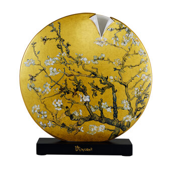 Goebel - Vincent van Gogh | Vase Almond tree gold 33 | Porcelain - 33cm - with real gold - Limited Edition