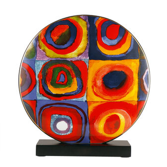 Goebel - Vassily Kandinsky | Vase Etude de couleurs / carr&eacute;s 33