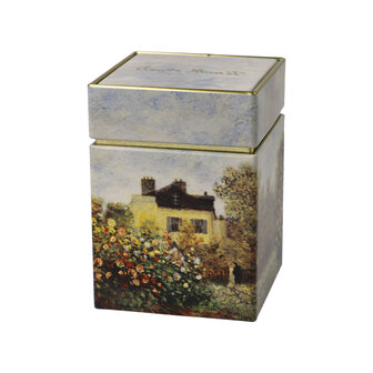 Goebel-Claude Monet | Coffret &agrave; th&eacute; La Maison de l&#039;Artiste | M&eacute;tal - 11cm - bo&icirc;te de rangement - Artis Orbis