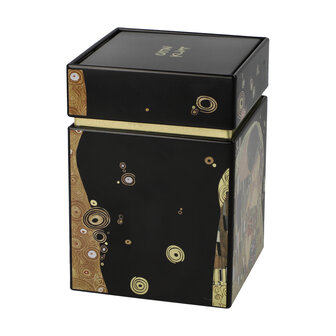 Goebel - Gustav Klimt | Tea box The Kiss | Metal - 11cm - storage box