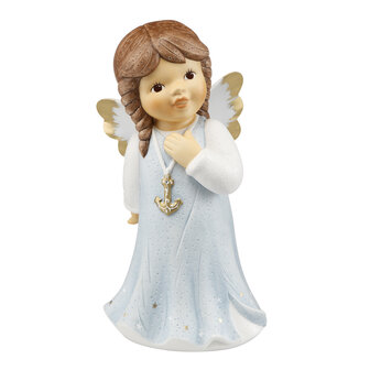 Goebel - Nina &amp; Marco | Decorative statue / figure Guardian Angel With hope that everything will be fine | Porcelain - 23cm