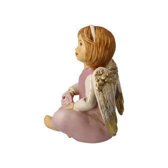 Goebel - No&euml;l | Statue / figurine d&eacute;corative Ange Gloria Ange de l&#039;amour | Fa&iuml;ence - 10cm