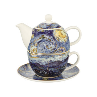 Goebel - Vincent van Gogh | Teapot Tea for One Starry Night | Porcelain - teapot - 350ml