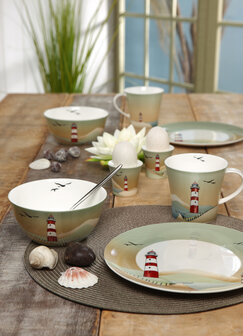 Goebel - Scandic Home | Geschenkset Lighthouse| 8 delige servies set