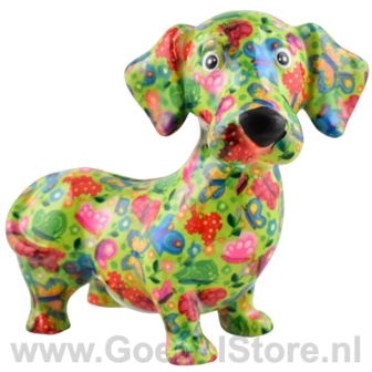 Pomme Pidou Money Box Dog Dachshund Dennis Medium 006