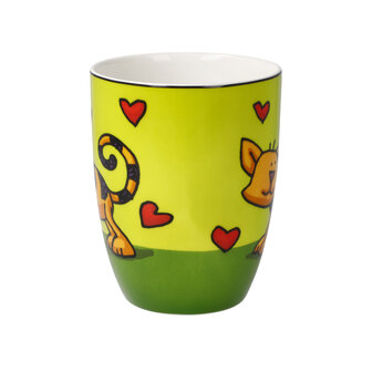 Goebel - Ed Heck | Coffee / Tea Mug Love Cat | Cup - porcelain - 400ml