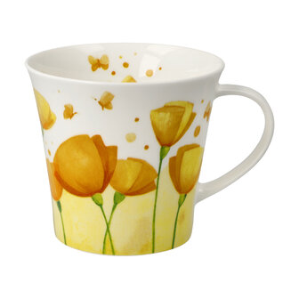 Goebel - Accessoires | Koffie / Thee Mok Fiore Sunshine | Beker - porselein - 350ml