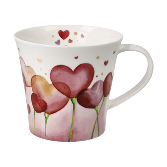 Goebel - Accessoires | Koffie / Thee Mok Fiore Love | Beker - porselein - 350ml