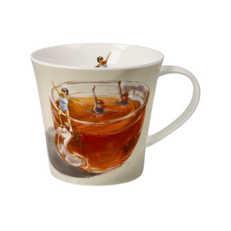 Goebel-Daria Rosso | Tasse &agrave; caf&eacute;/th&eacute; Th&eacute; Gym | Tasse - porcelaine - 350ml