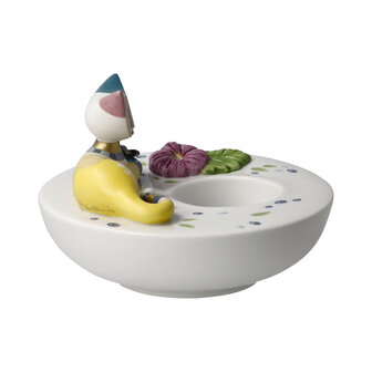 Goebel - Rosina Wachtmeister | Tea light holder Fiducia | Porcelain - 12cm