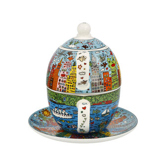 Goebel - James Rizzi | Theepot Tea for One My New York City Day | Porselein - theekan - 350ml