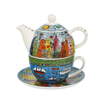 Goebel - James Rizzi | Teapot Tea for One My New York City Day | Porcelain - teapot - 350ml