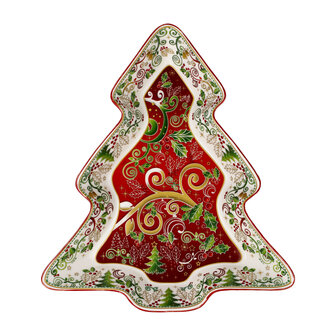 Goebel - Palais Royal | Schaal Kerstboom | Porselein - 25cm - kerst