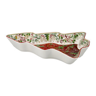 Goebel - Palais Royal | Schaal Kerstboom | Porselein - 25cm - kerst