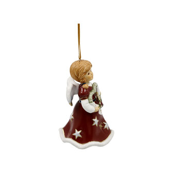 Goebel - No&euml;l | Pendentif de No&euml;l Ange Annuel 2023 | D&eacute;coration de No&euml;l - 9 cm