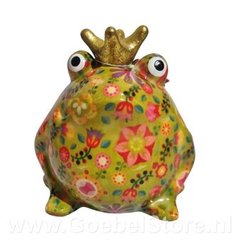 Pomme Pidou Spardose Frosch Freddy Medium 007 (17x15x17cm - Keramik)