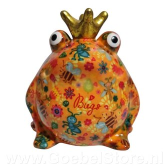 Pomme Pidou Tirelire Grenouille Freddy Medium 012 (17x15x17cm - C&eacute;ramique)